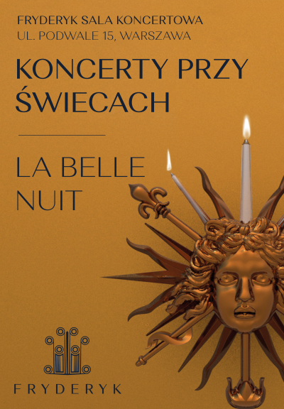 KONCERT PRZY ŚWIECACH - LA BELLE NUIT | JARYNA RAK | JAGODA SOKOŁOWSKA O'DONOVAN | EWA PELWECKA